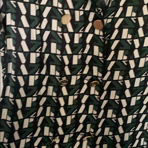 Zara Green Geometric Blazer Dress ✨ NWOT - Picture 4 of 4